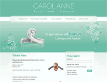 Tablet Screenshot of carolannejewellery.co.uk